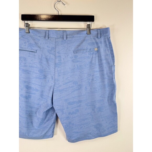 Peter Millar Mens Shorts Blue Shackleford Hybrid Chino Performance Golf Size 40 - Picture 7 of 8